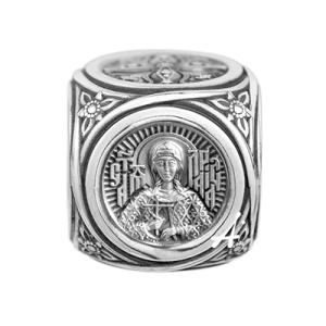 Бусина «Святая мученица Лариса. Молитва» 