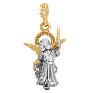 Подвеска «Ангелочек с мечом»