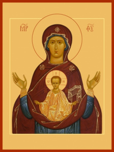 Знамение икона Божией Матери, купить икону