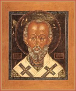 Икона Николай чудотворец, архиепископ Мир Ликийских, святитель (АРТ.03483)