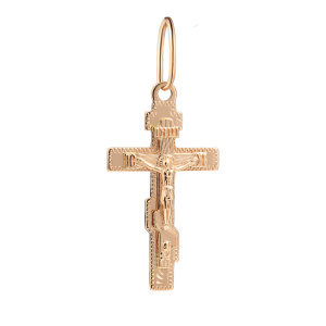 Крест из красного золота Распятие