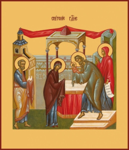 Икона Сретение Господне (АРТ.00642)