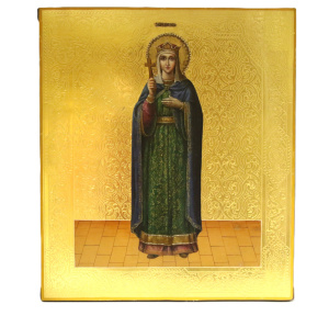 Старинная икона св.мч.Людмила 