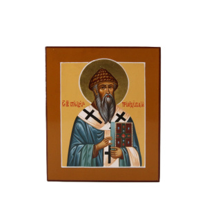 Спиридон Тримифунтский святитель, писанная икона