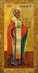 Икона Николай чудотворец архиепископ Мир Ликийских, святитель (АРТ.03528)