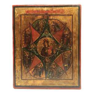 Неопалимая Купина, икона Божией Матери, 19 век