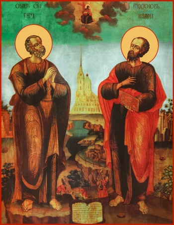 Икона Петр и Павел апостолы (АРТ.06460)
