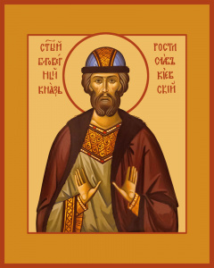 Икона Ростислав (в Крещении Михаил) Мстиславич Киевский, Смоленский благоверный князь (АРТ.м0593)