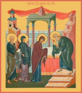 Икона Сретение Господне (АРТ.00680)