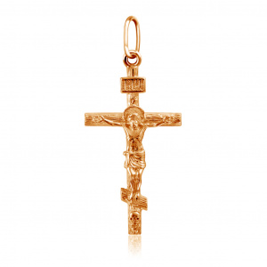 Крест из красного золота