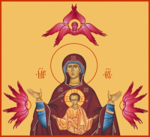Икона Знамение икона Божией Матери (АРТ.06319)