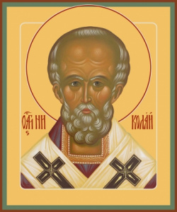 Икона Николай чудотворец, архиепископ Мир Ликийских, святитель (АРТ.06740)