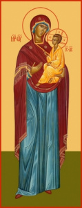 Икона Тихвинская икона Божией Матери (АРТ.06321)