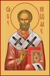 Икона Николай чудотворец, архиепископ Мир Ликийских, святитель (АРТ.00780)