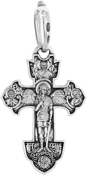 «Распятие. Ангел Хранитель. Свв. Николай Угодник, Александр Невский, Дмитрий Донской»