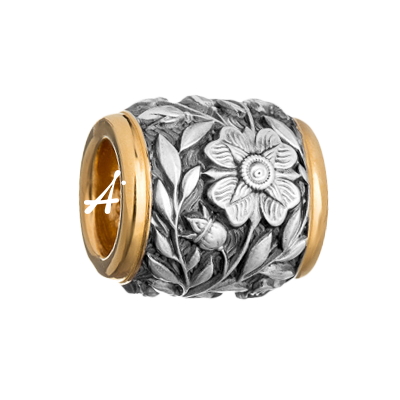 Бусина «Незабудки»