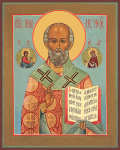 Икона Николай чудотворец, архиепископ Мир Ликийских, святитель (АРТ.03488)