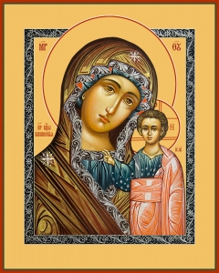 Икона Казанская икона Божией Матери (АРТ.04212)