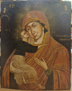 Владимирская икона Божией Матери, 19 век