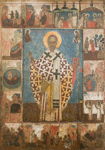 Икона Николай чудотворец, архиепископ Мир Ликийских, святитель (АРТ.06788)