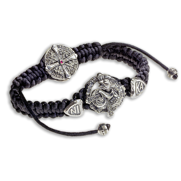 Православный браслет «Апостольский» серебро