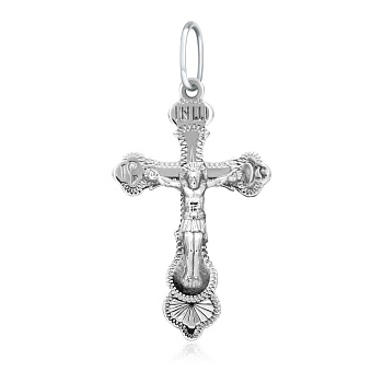 Крест из белого золота