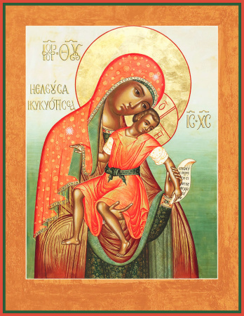 Киккская икона Божией Матери (Елеуса Киккская, Милостивая), купить икону