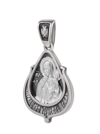 Подвеска с изображением иконы БМ "Отрада и Утешение"