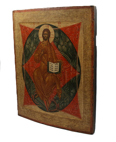 Старинная икона Спас в силах, 15 века (копия) 