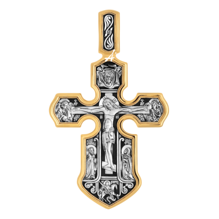 «Распятие. Казанская икона Божией Матери с предстоящими святыми»