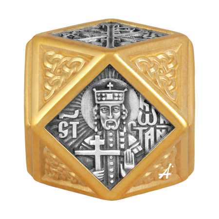 Бусина «Святой равноапостольный Константин Великий. Молитва»