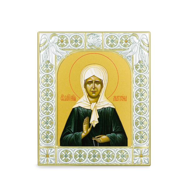 Икона Матрона Московская блаженная, икона в рамке