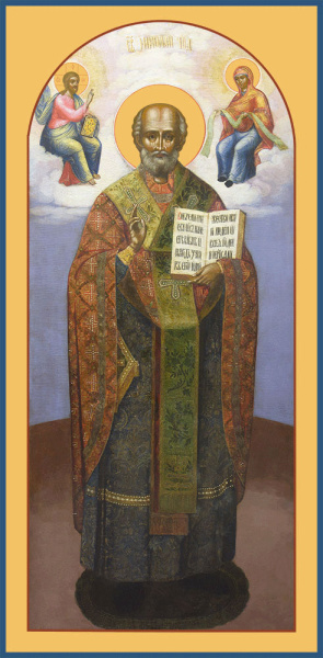 Николай чудотворец  архиепископ Мир Ликийских  святитель, купить икону