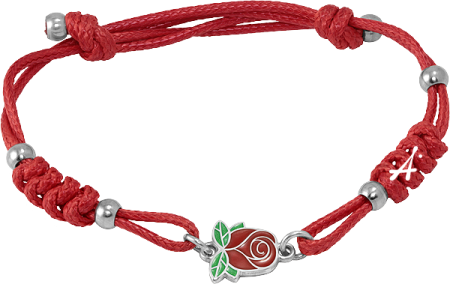 Браслет с христианским символом «Роза»