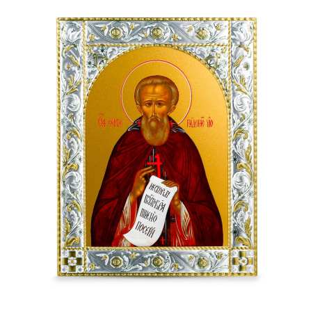 Икона Сергий Радонежский преподобный в рамке