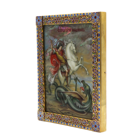 Св. Георгий Победоносец, писаная икона