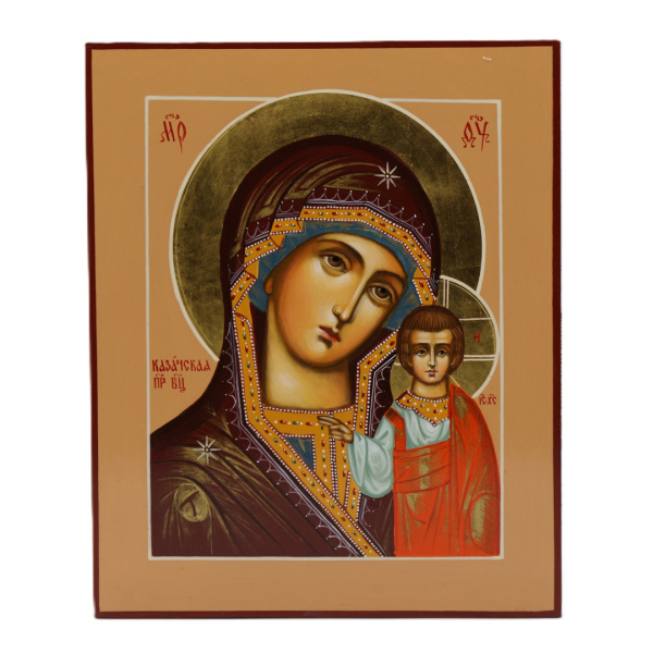 Казанская икона Божией Матери, писаная икона