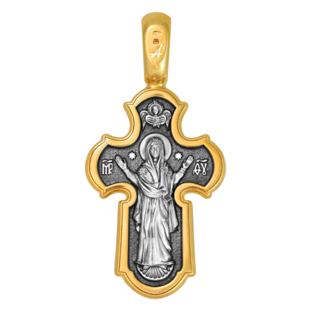 «Распятие. Икона Божией Матери «Нерушимая Стена»