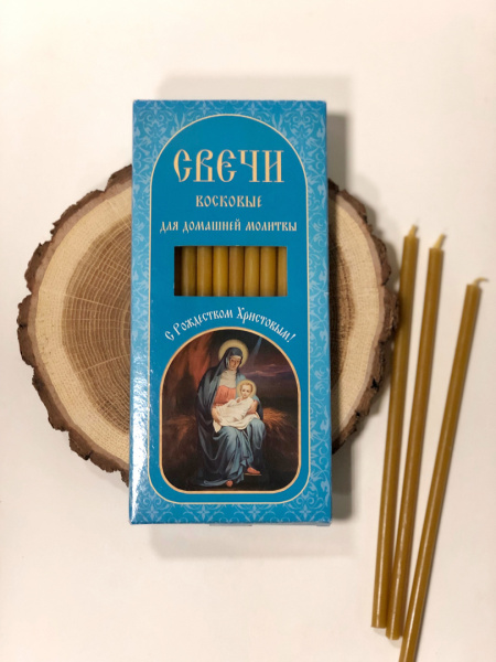 Свечи в коробочке Рождество