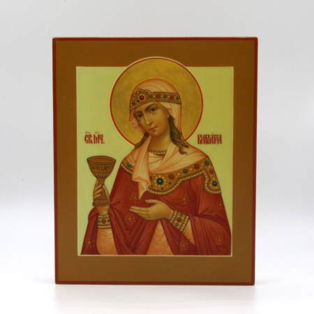 Св. вмц. Варвара, писаная икона