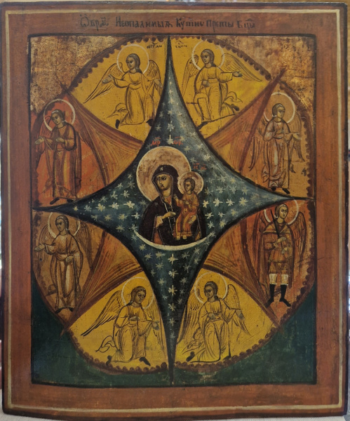 Неопалимая Купина, икона Божией Матери, 19 век
