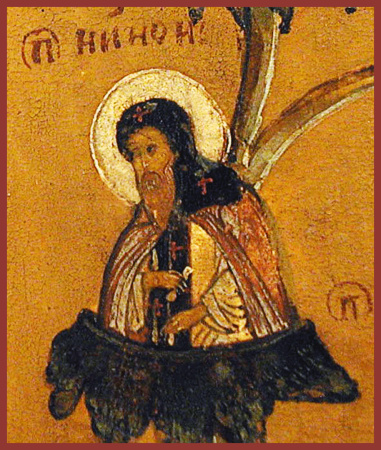 Никон Сухой  Печерский преподобный, купить икону