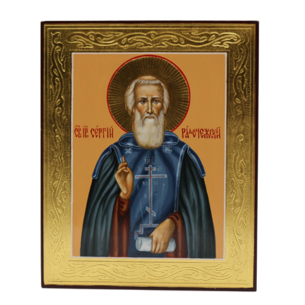 Сергий Радонежский преподобный, писаная икона