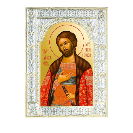 Икона Александр Невский благоверный князь в рамке