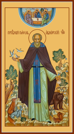 Павел Обнорский преподобный, купить икону