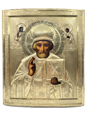 Николай Чудотворец святитель икона 19в