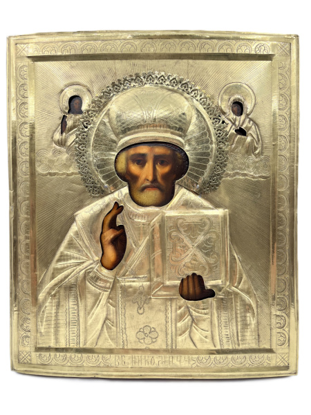 Николай Чудотворец святитель икона 19в