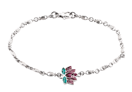 Браслет с христианским символом «Лилия»