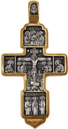 Крест «РАСПЯТИЕ. БЛАГОРАЗУМНЫЙ РАЗБОЙНИК»