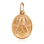 Золотая подвеска иконка "Святая Матрона"